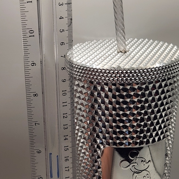 Disney Starbucks 2021 Silver Mickey Anniversary Textured Tumbler - Picture 6 of 7